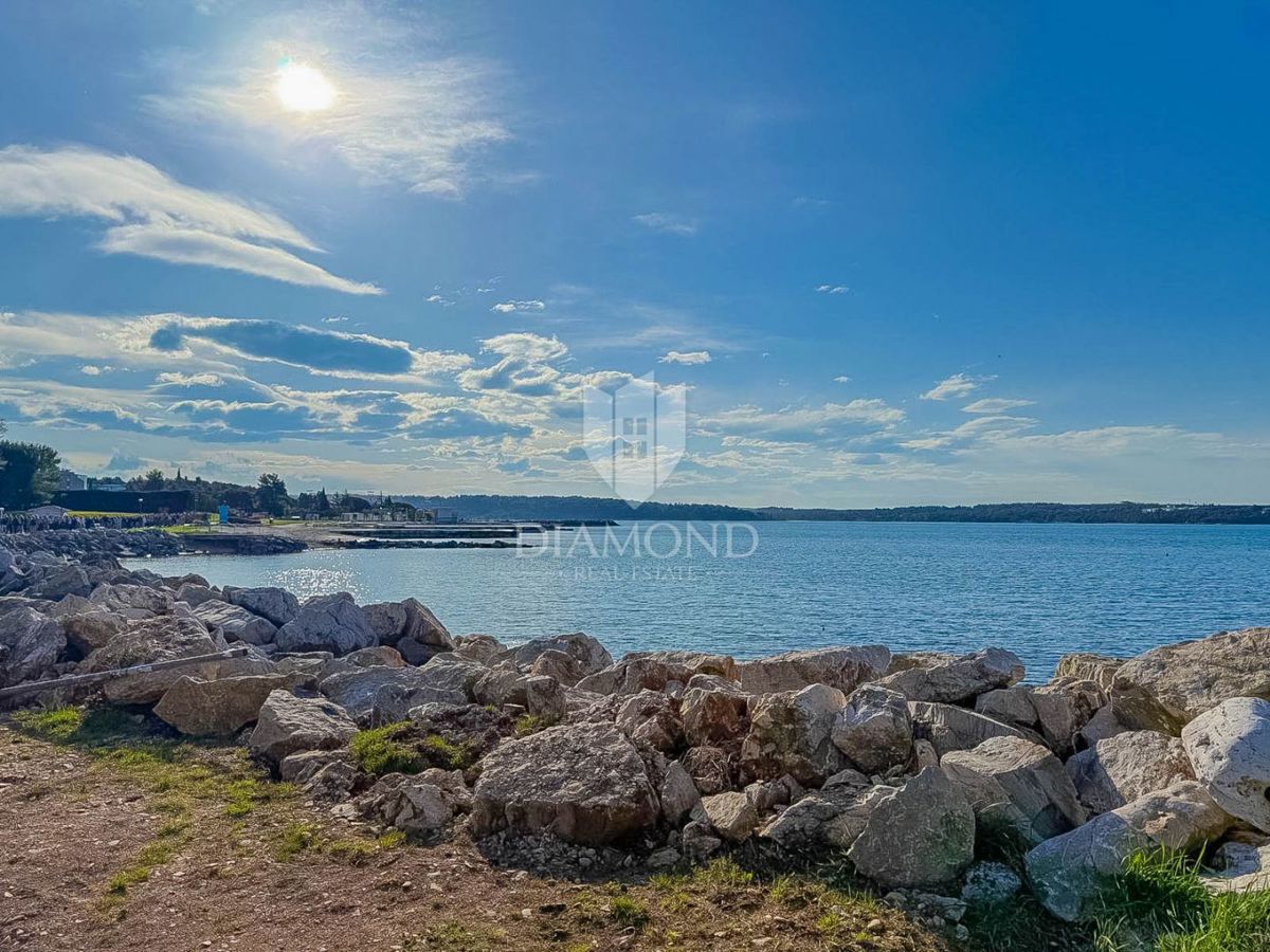 Priložnost! Novigrad, stanovanje v pritličju z vrtom, 1. vrsta do morja!