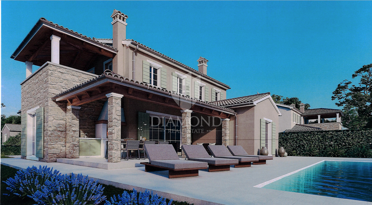 Sv. Lovreč – zemljišče 841 m² z dovoljenjem