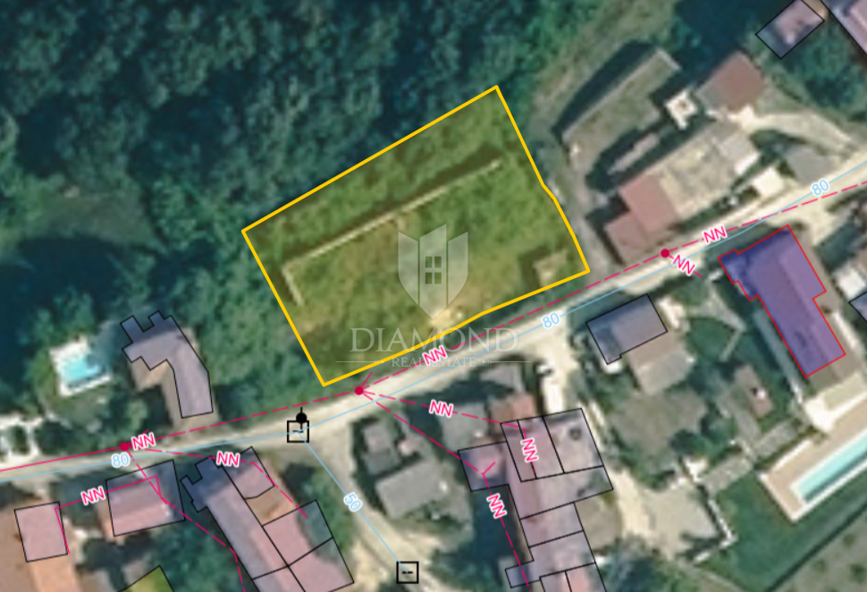 Ekskluzivno! Momjan, zemljišče s panoramskim pogledom na morje!