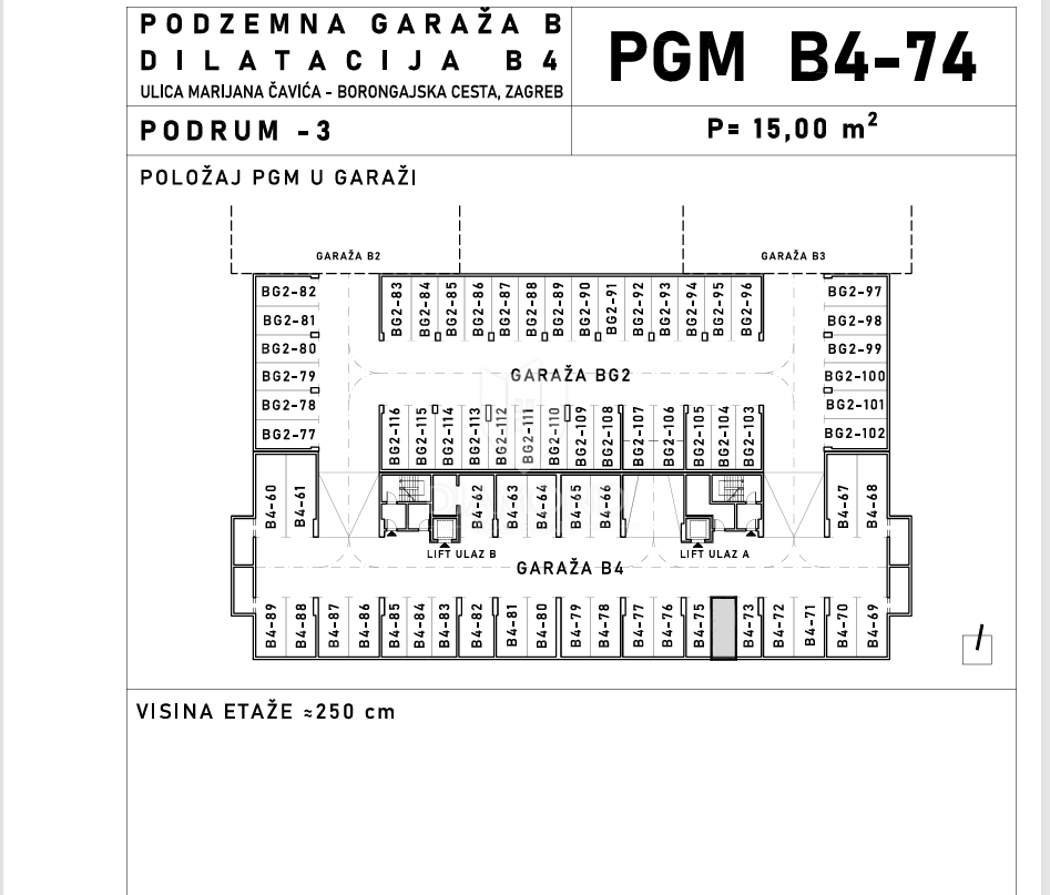 Enosobno stanovanje Borongaj