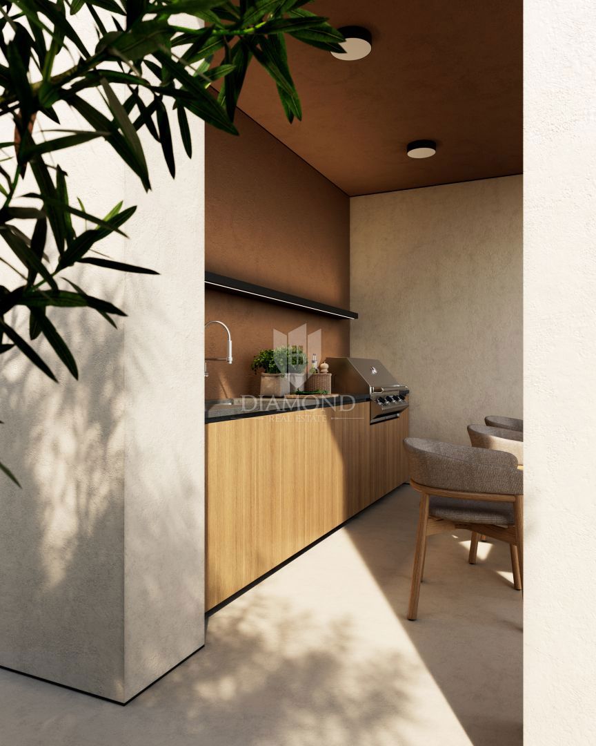 Labin, okolica Vila s pogledom na morje