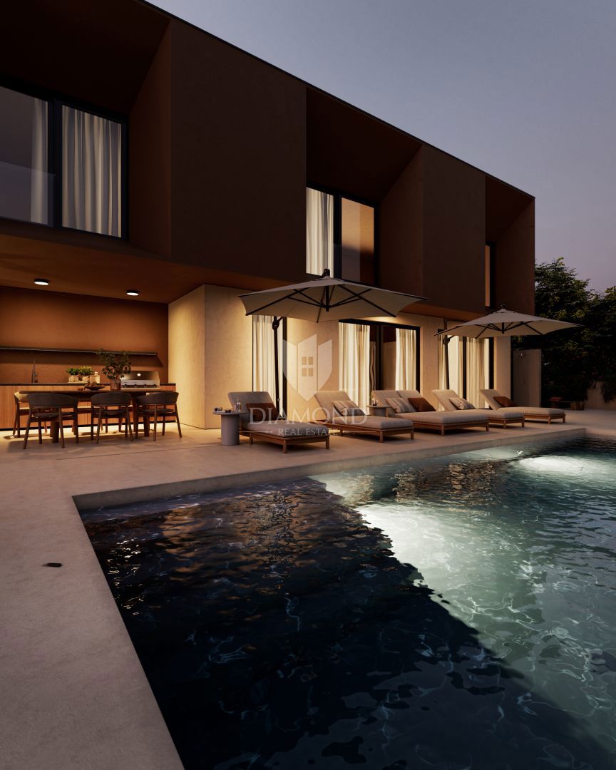 Labin, okolica Vila s pogledom na morje