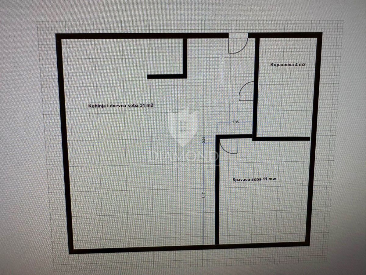 Apartmaj Gornje Vrapče, Črnomerec, 46m2