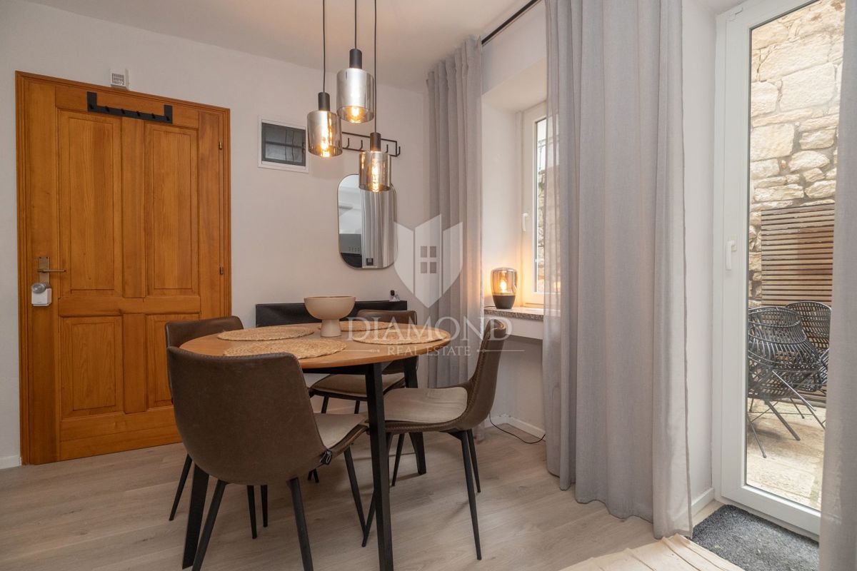 Dvoetažno stanovanje v središču mesta, tri spalnice, terasa, shramba