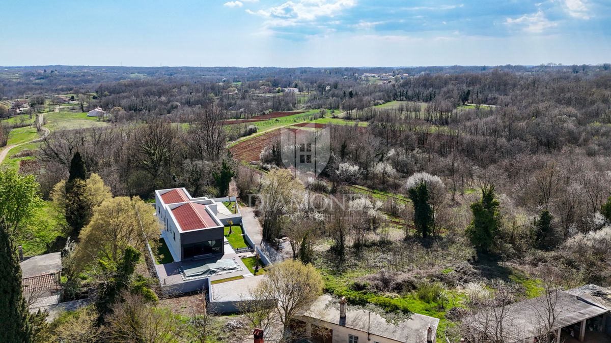 Okolica Barbana, čudovita novozgrajena počitniška hiša