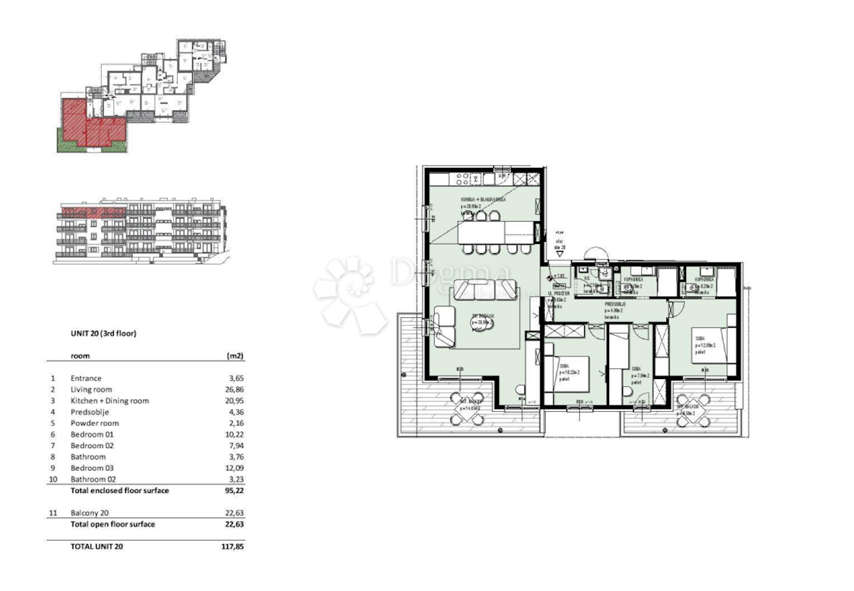 Stanovanje Seget Vranjica, Seget, 45,80m2