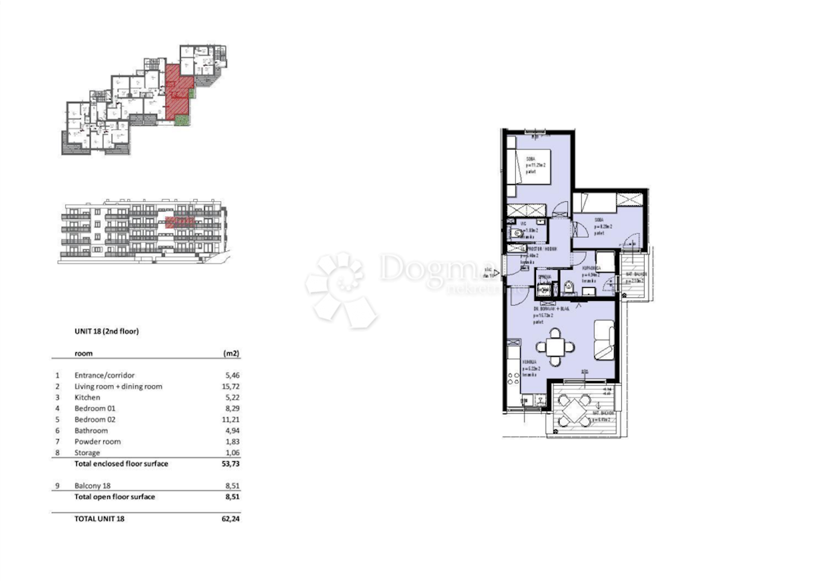 Stanovanje Seget Vranjica, Seget, 45,80m2