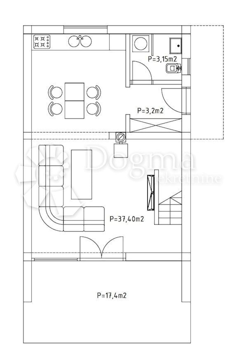 Hiša Donji Oštri Vrh Ozaljski, Ozalj, 100m2