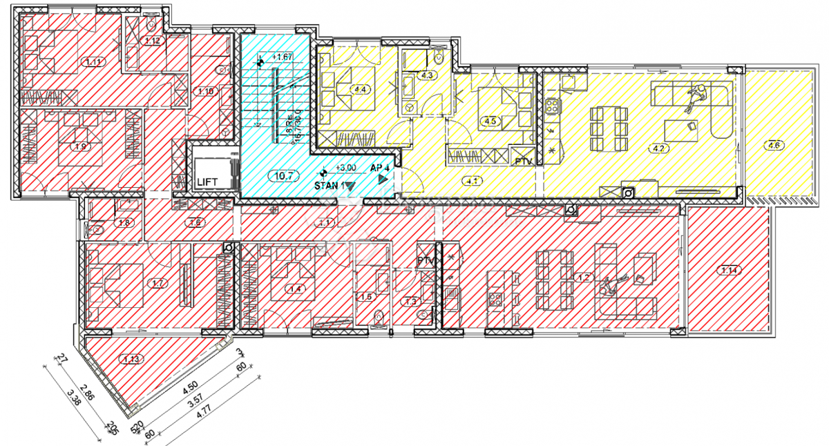 Stanovanje Opatija, 156,85m2