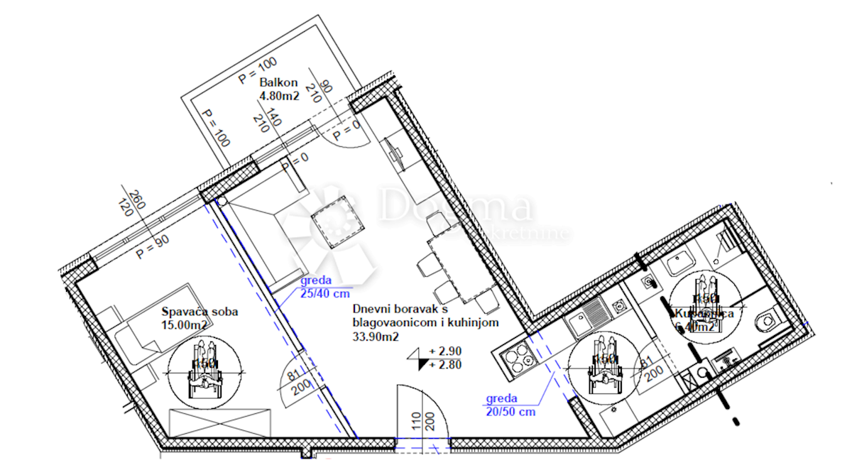 Stanovanje Centar, Koprivnica, 58,80m2