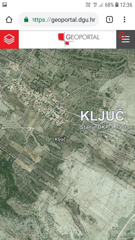 Zemljišče Ključ, Drniš, 31.624m2