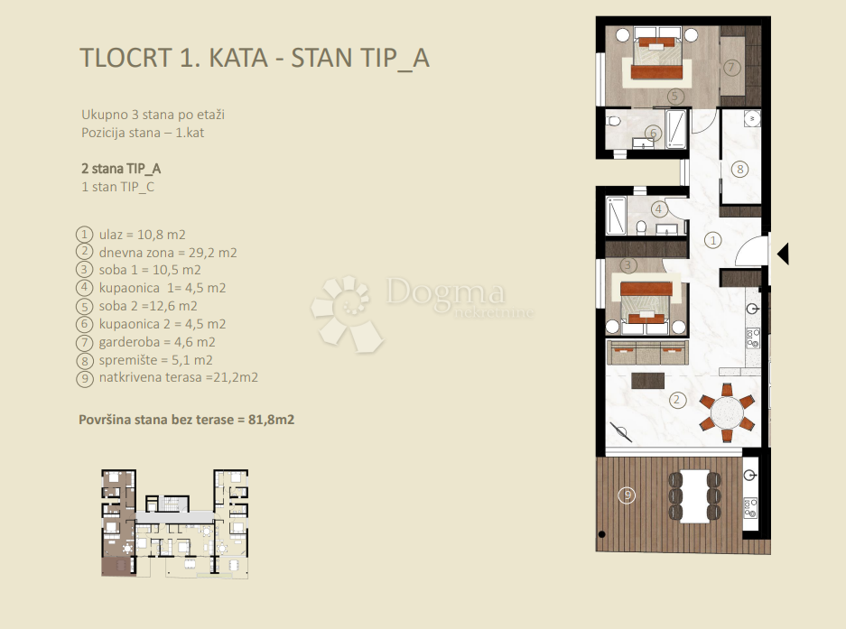 Stanovanje Novigrad, 120,30m2