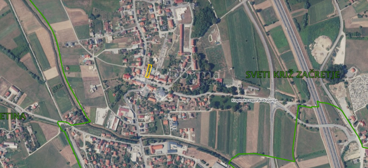 Zazidljivo zemljišče Sveti Križ Začretje, 698m2