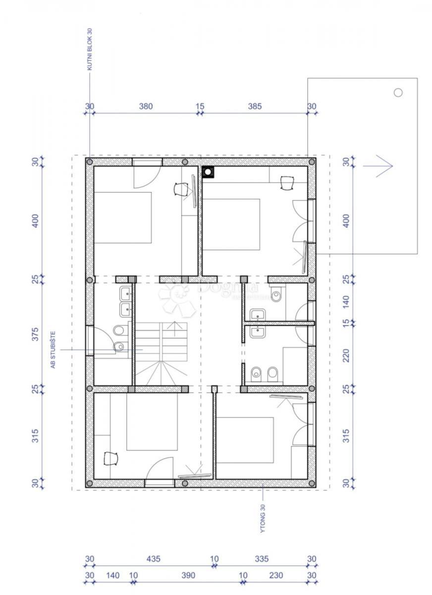 Zemljišče z gradbenim dovoljenjem - 863 m2