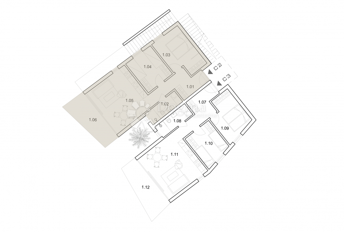 Lux Stanovanje Ražanj, Rogoznica, 58,40m2