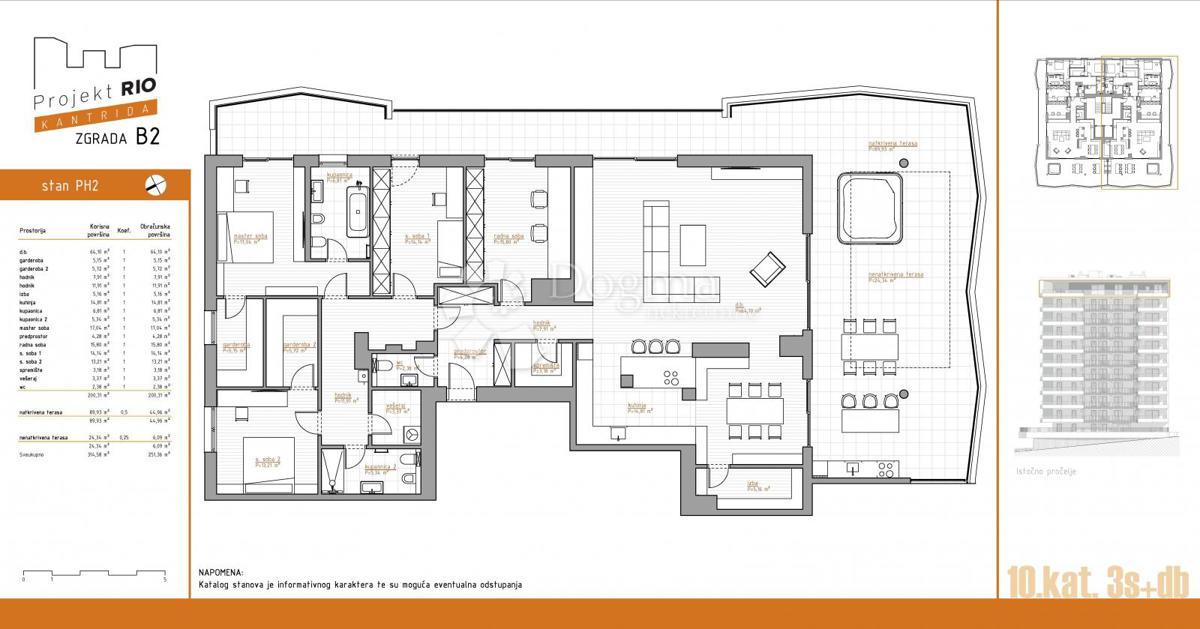 Stanovanje Kantrida, Rijeka, 124,61m2