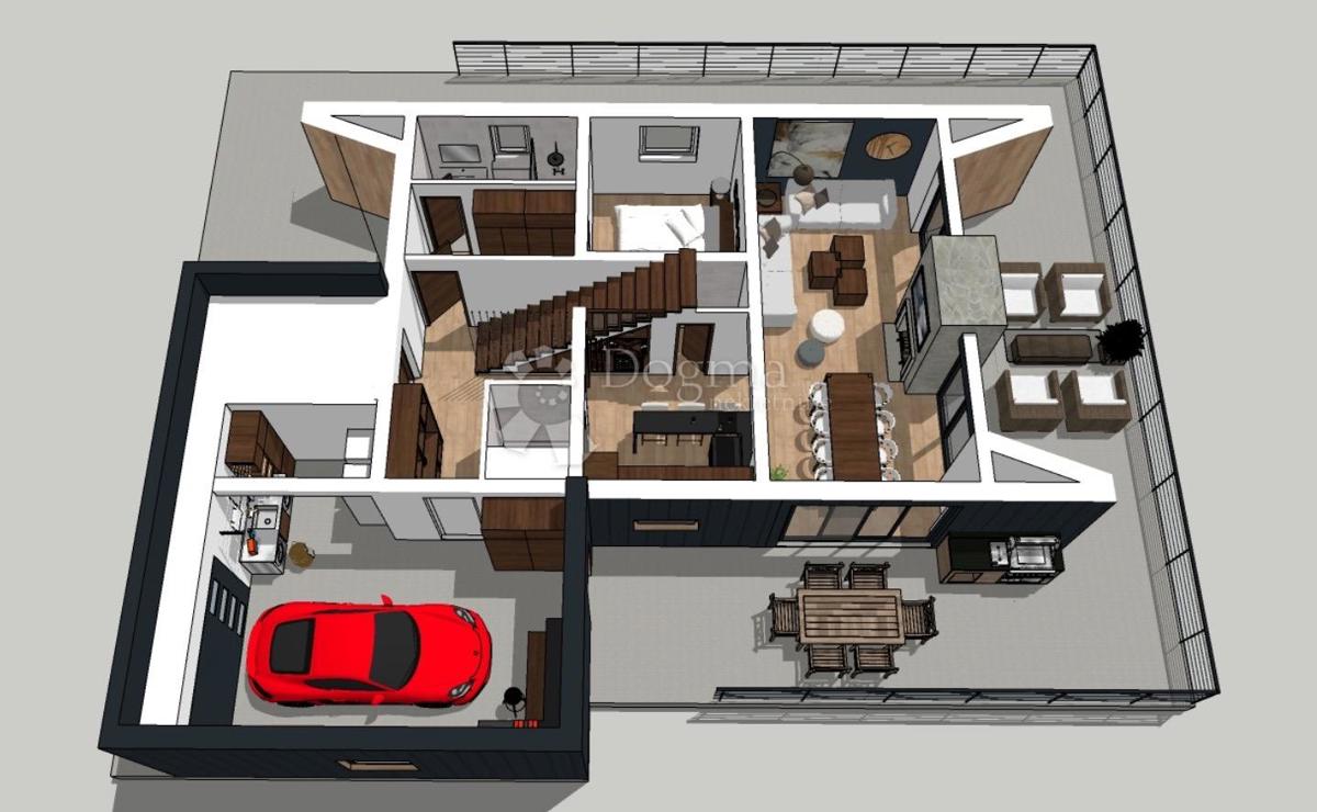 Zazidljivo zemljišče Vrata, Fužine, 1.741m2