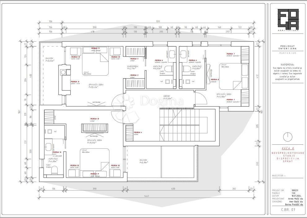 Hiša Murter, 150m2