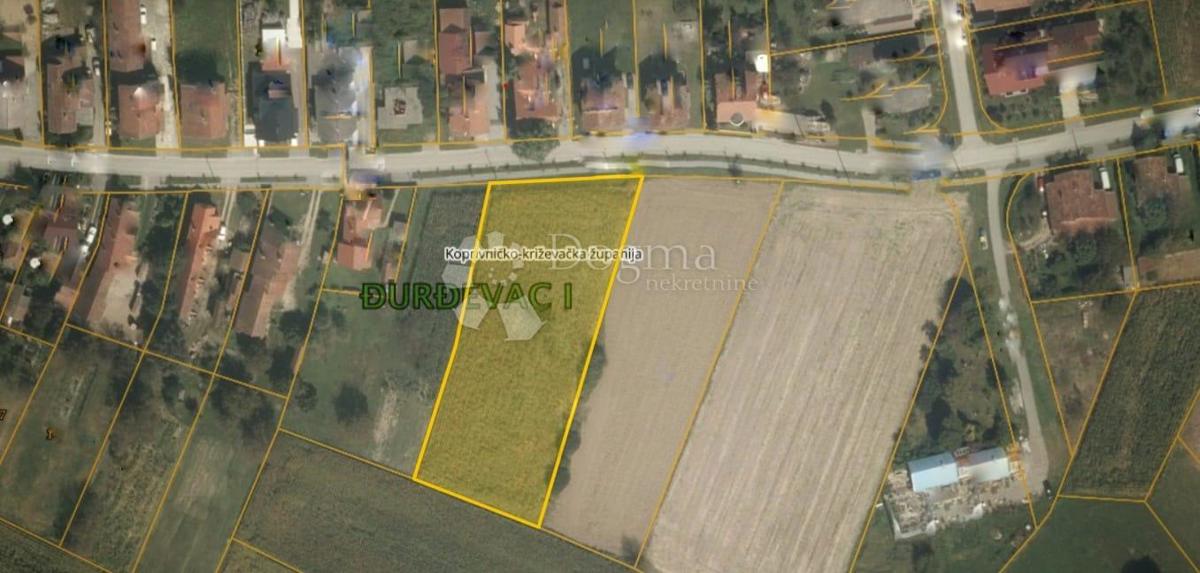 Zazidljivo zemljišče Đurđevac, 3.324m2