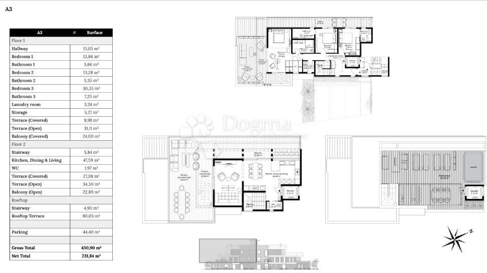 Apartma Zaton, Nin, 191,10m2