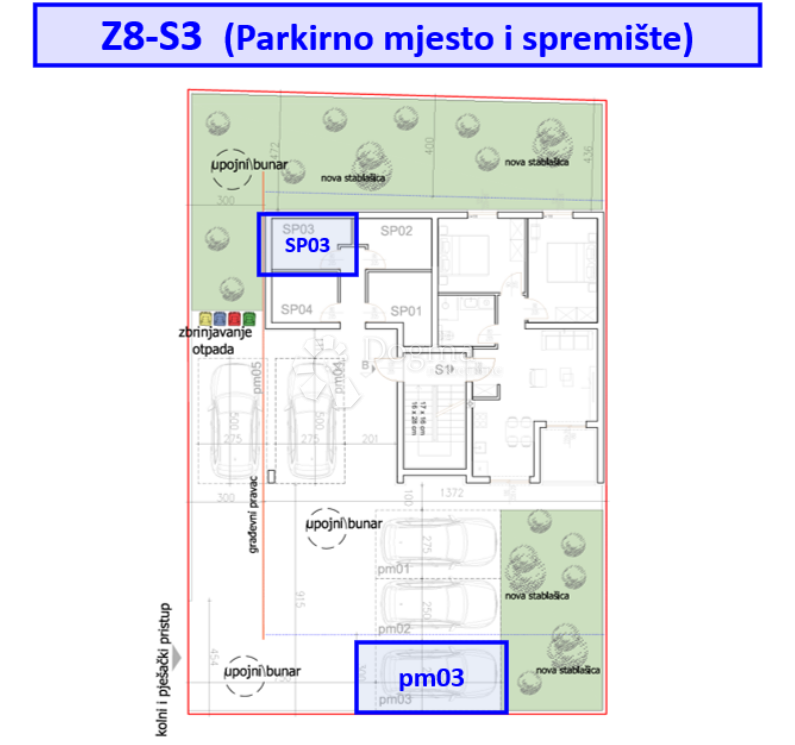 Z8/S3, NOV POSLOVNO STANOVANJSKI KOMPLEKS VELI VRH - stanovanje