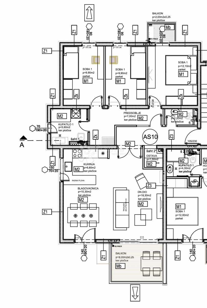 Stanovanje Dugopolje, 25m2