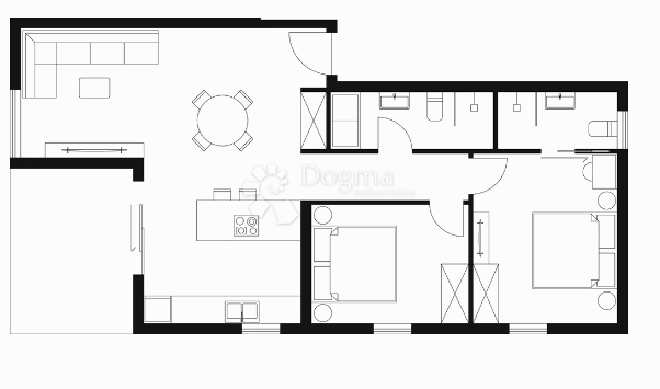 Stanovanje Peroj, Vodnjan, 77,60m2