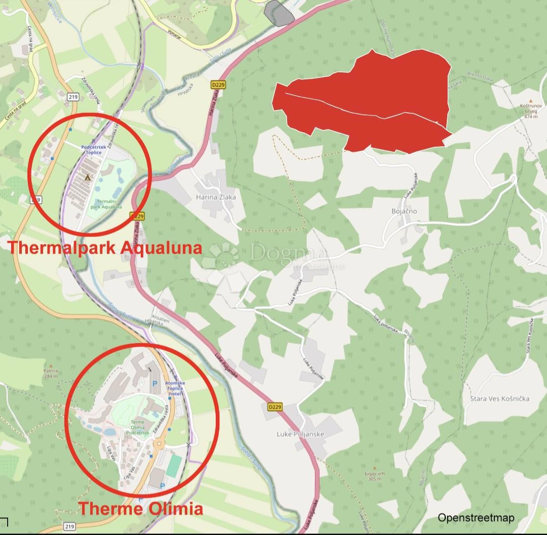 Kmetijsko zemljišče Jazbina, Desinić, 133.795m2