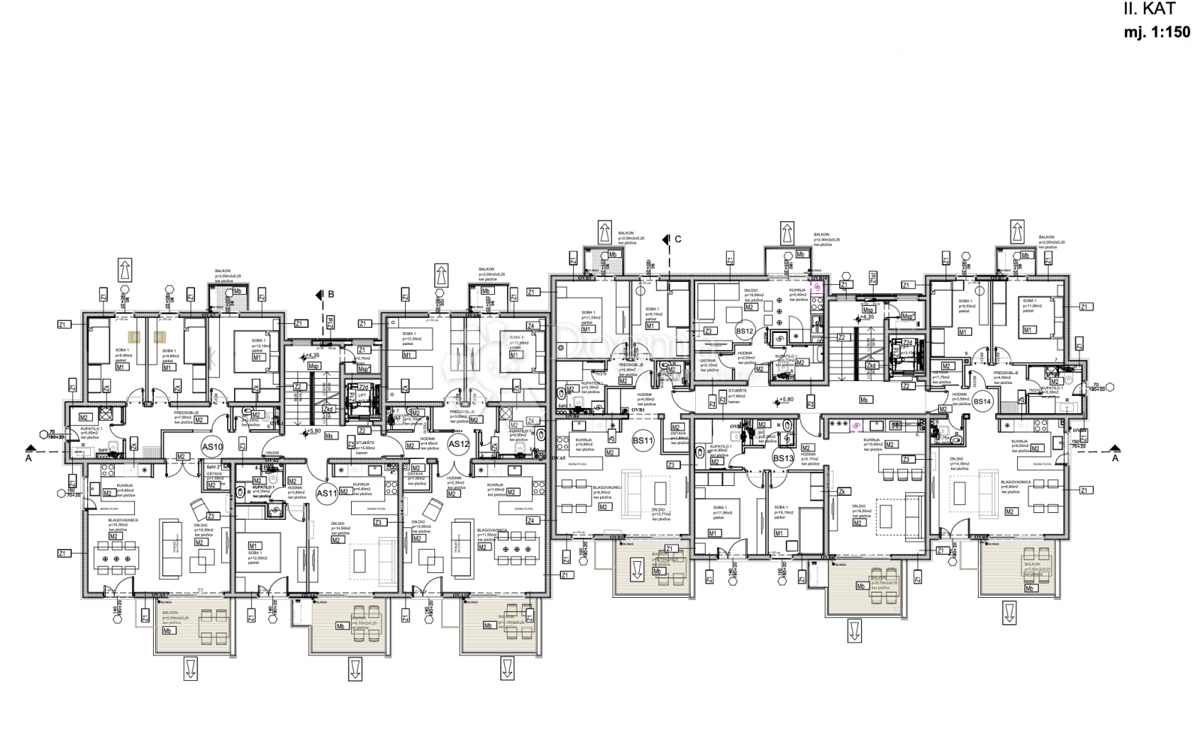 Stanovanje Dugopolje, 25m2