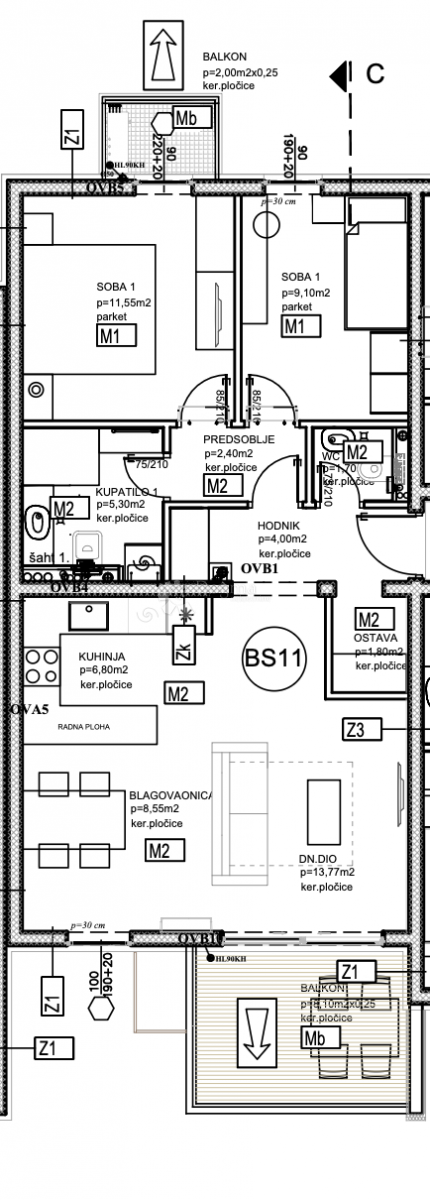 Stanovanje Dugopolje, 25m2