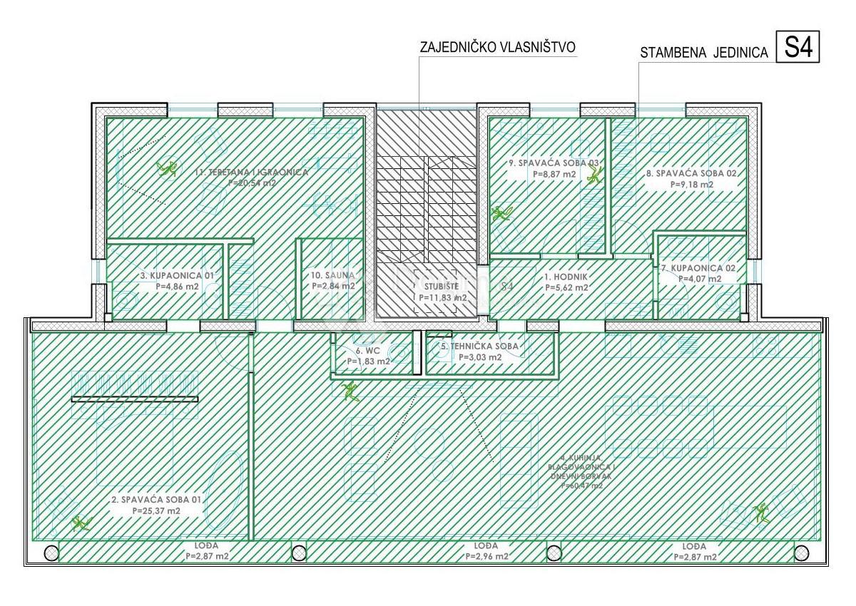 Stanovanje Diklo, Zadar, 134,10m2