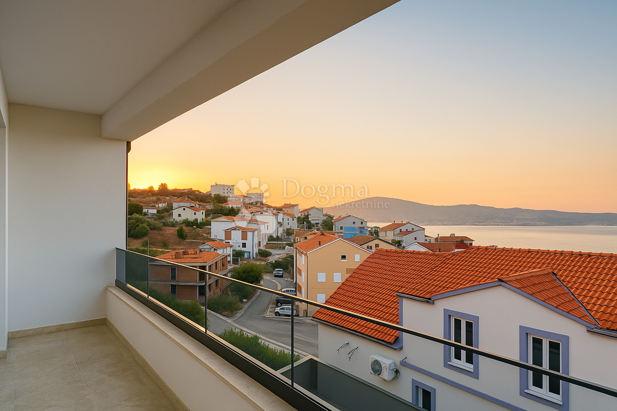 Čiovo - Penthouse s strešno teraso in pogledom na morje!