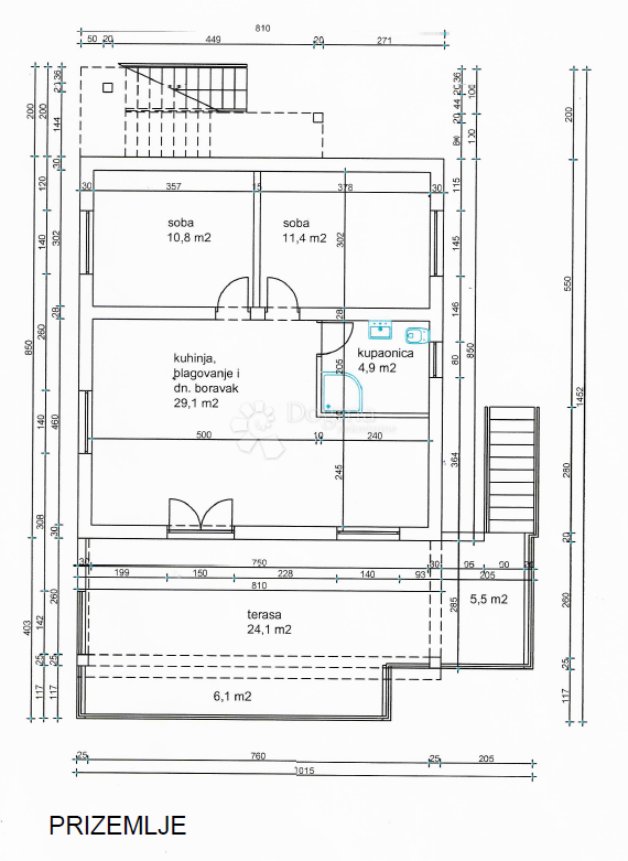 Hiša Kaprije, Šibenik - Okolica, 180m2