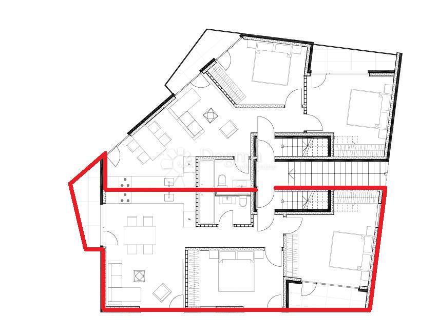 Stanovanje Poreč, 55,32m2