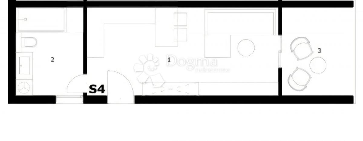 Apartma Rukavac, Vis, 34,96m2