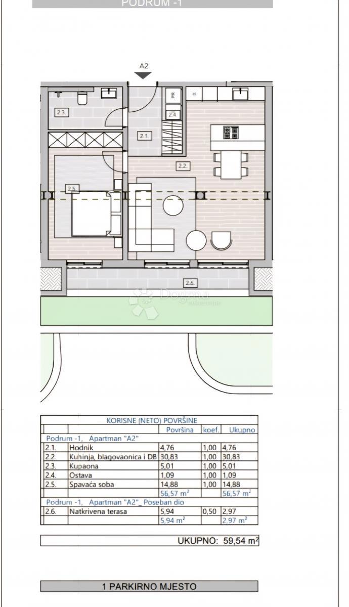 Stanovanje Opatija - Centar, Opatija, 60m2