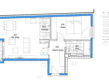Stanovanje Trešnjevka, Trešnjevka - Sjever, 56,43m2