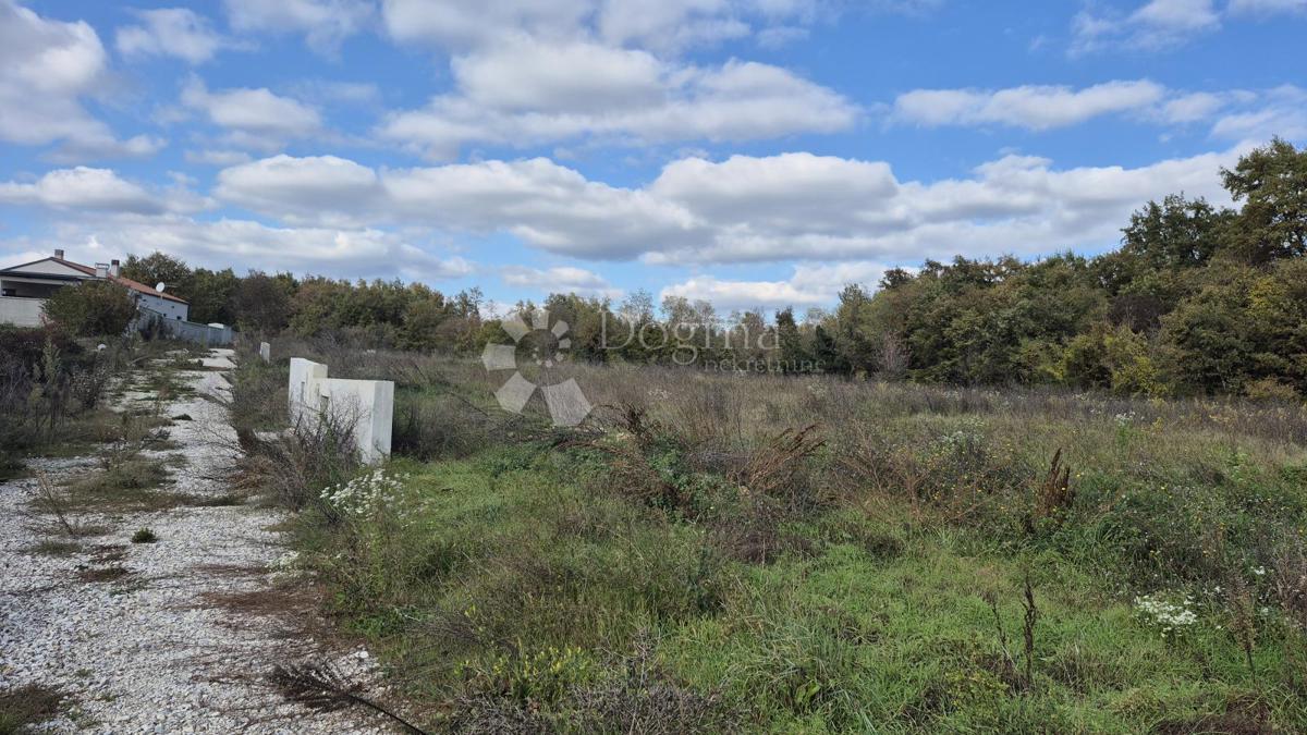 Stavbno zemljišče z gradbenim dovoljenjem za gradnjo družinske hiše z gospodarskim poslopjem in bazenom