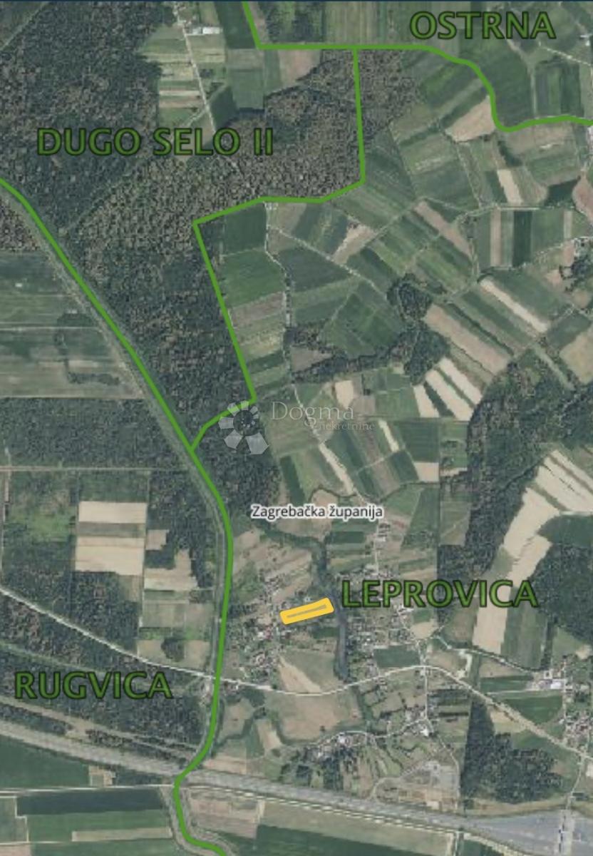 Zazidljivo zemljišče Leprovica, Dugo Selo - Okolica, 8.097m2