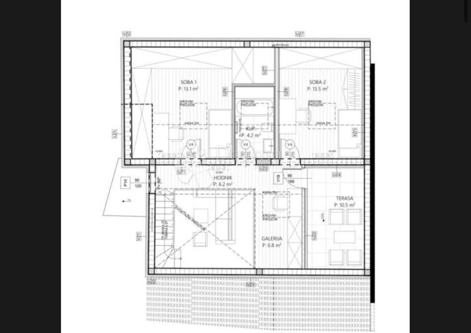 Stanovanje Trsat, Rijeka, 134,10m2