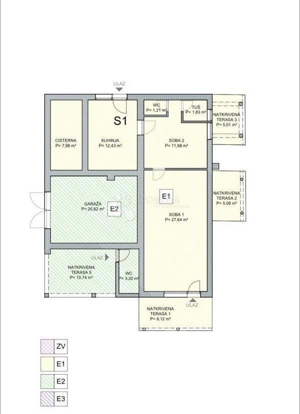 Stanovanje Borik, Zadar, 102,66m2