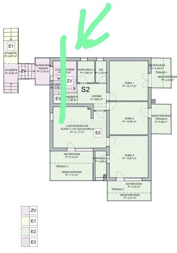 Stanovanje Borik, Zadar, 102,66m2