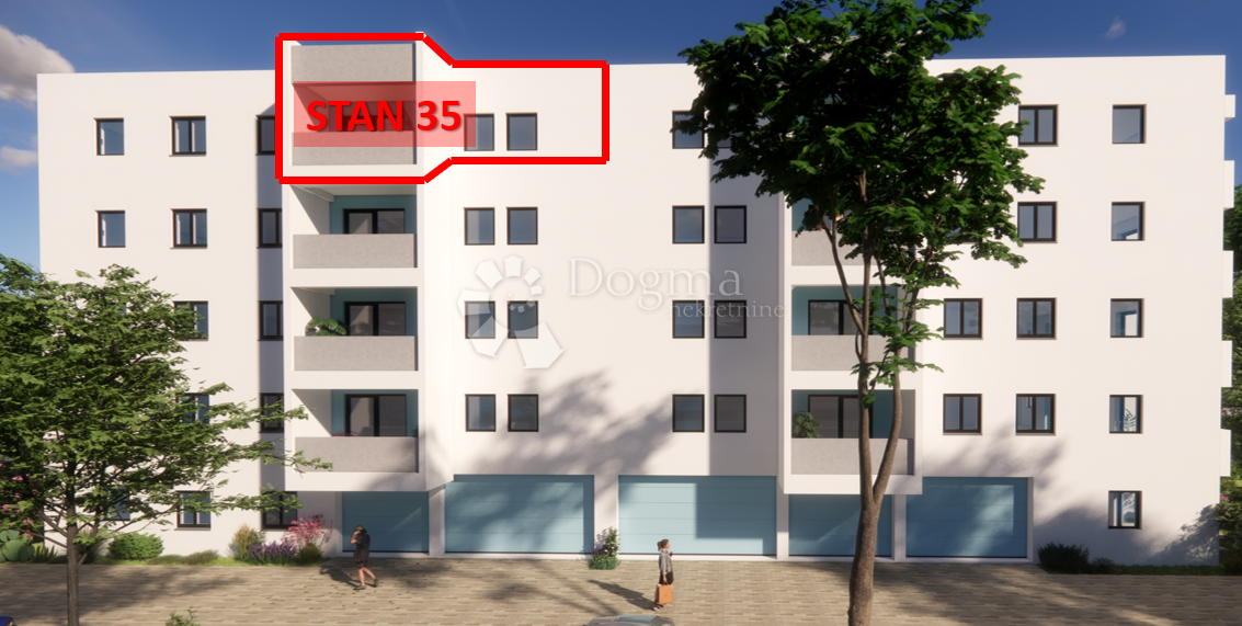 Stanovanje Monvidal, Pula, 54,96m2