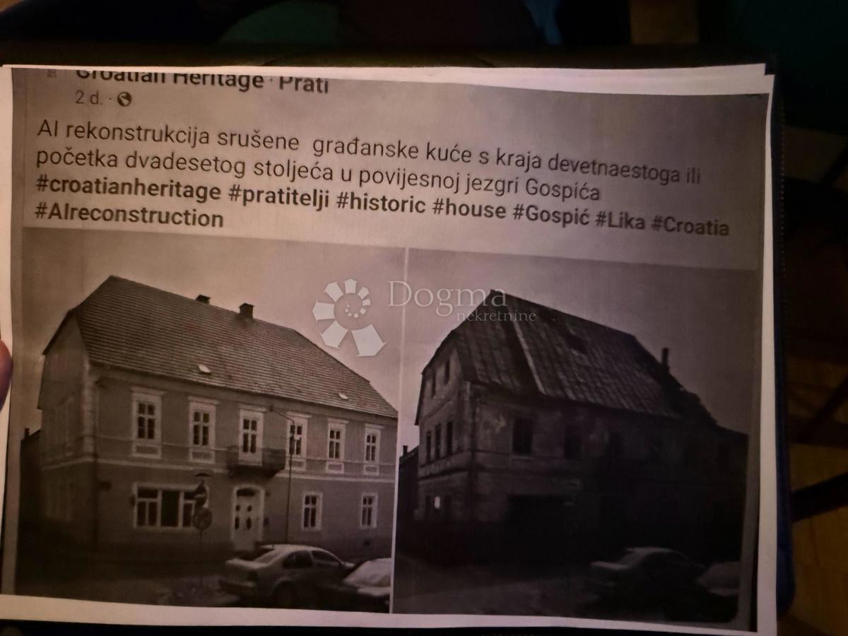 Zazidljivo zemljišče Centar, Gospić, 471m2