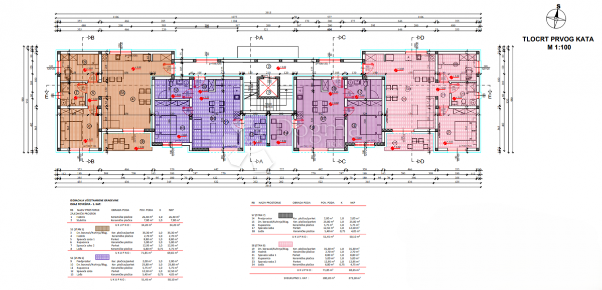 Stanovanje Centar, Varaždin, 50,10m2