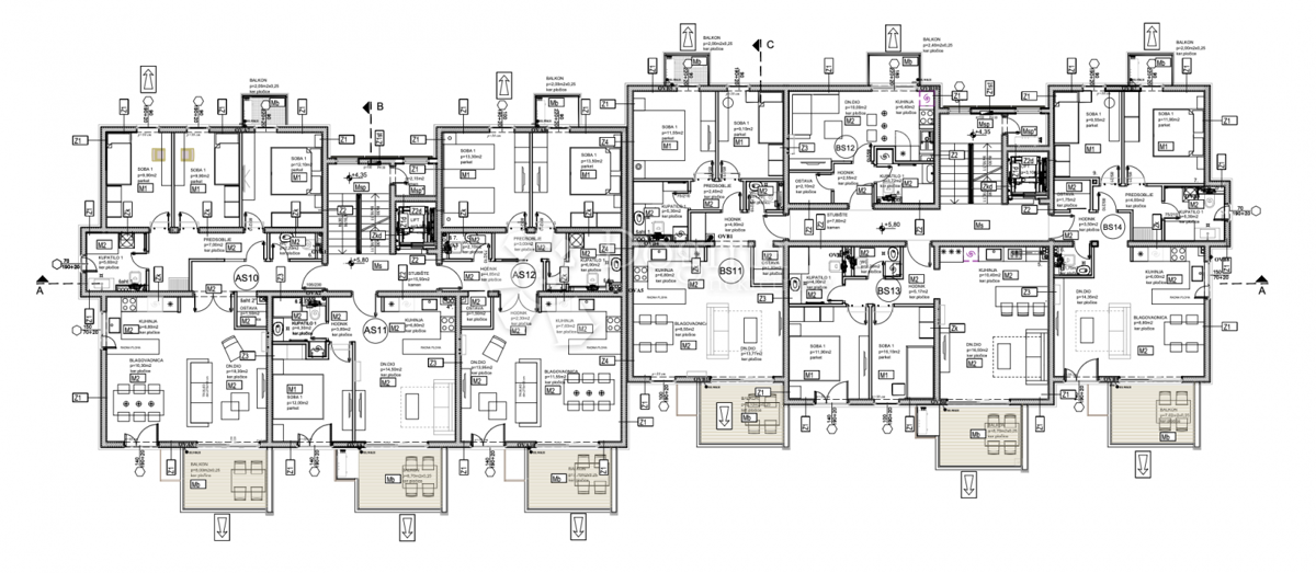 Stanovanje Dugopolje, 85,15m2