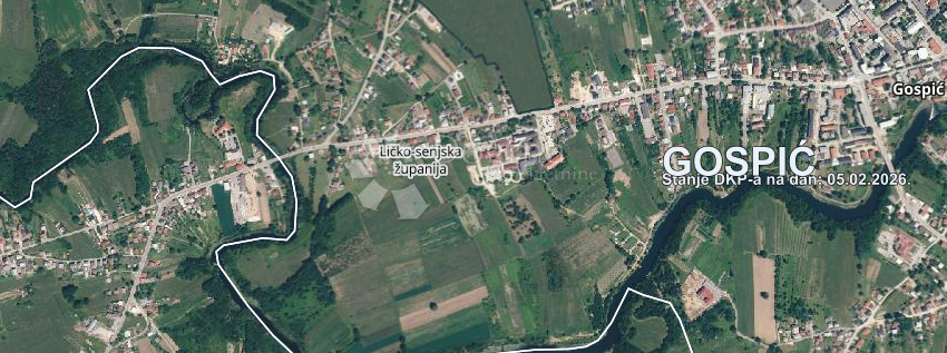 Zazidljivo zemljišče Centar, Gospić, 746m2