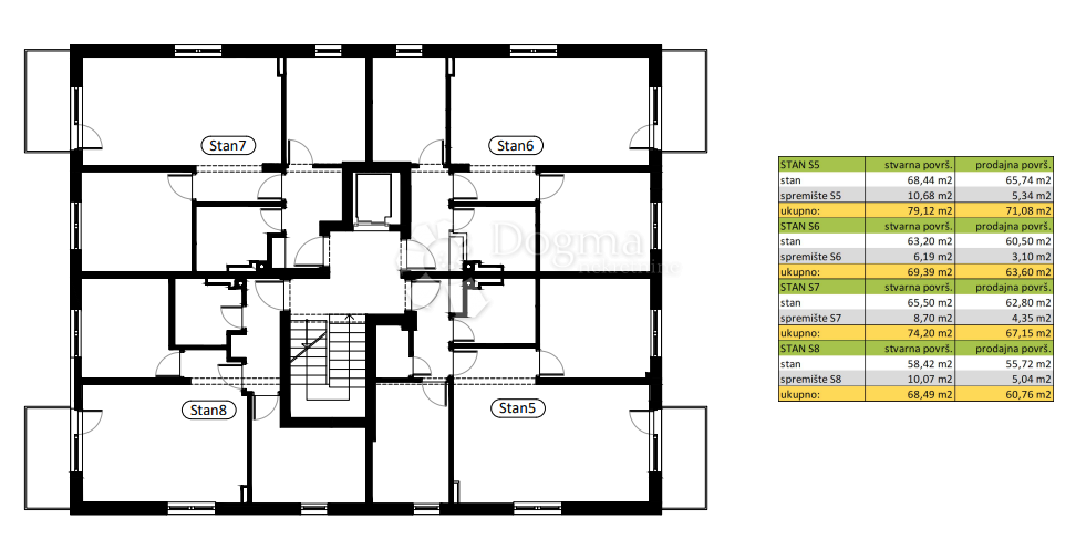 Stanovanje Novi Marof, 61,98m2