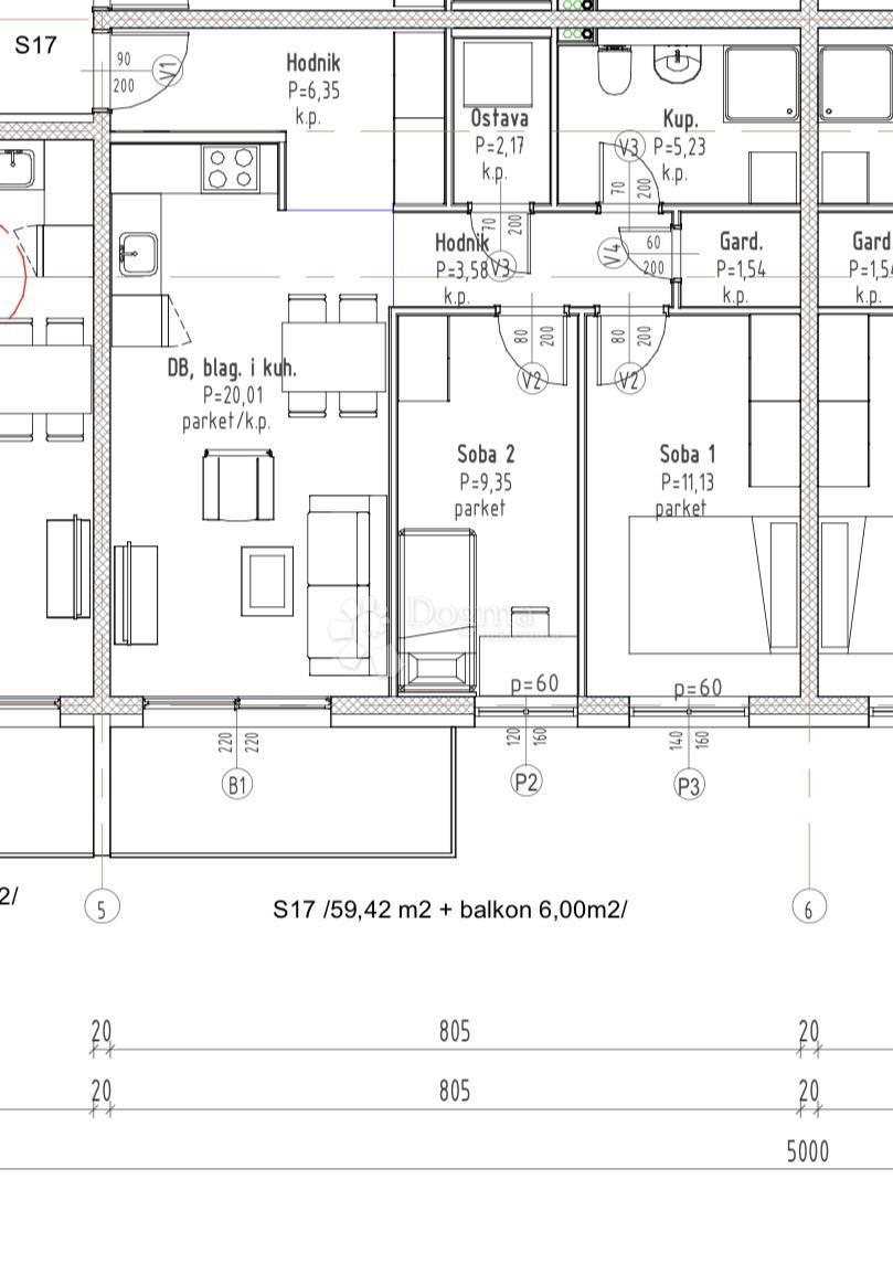 Stanovanje Gradići, Velika Gorica - Okolica, 44,16m2