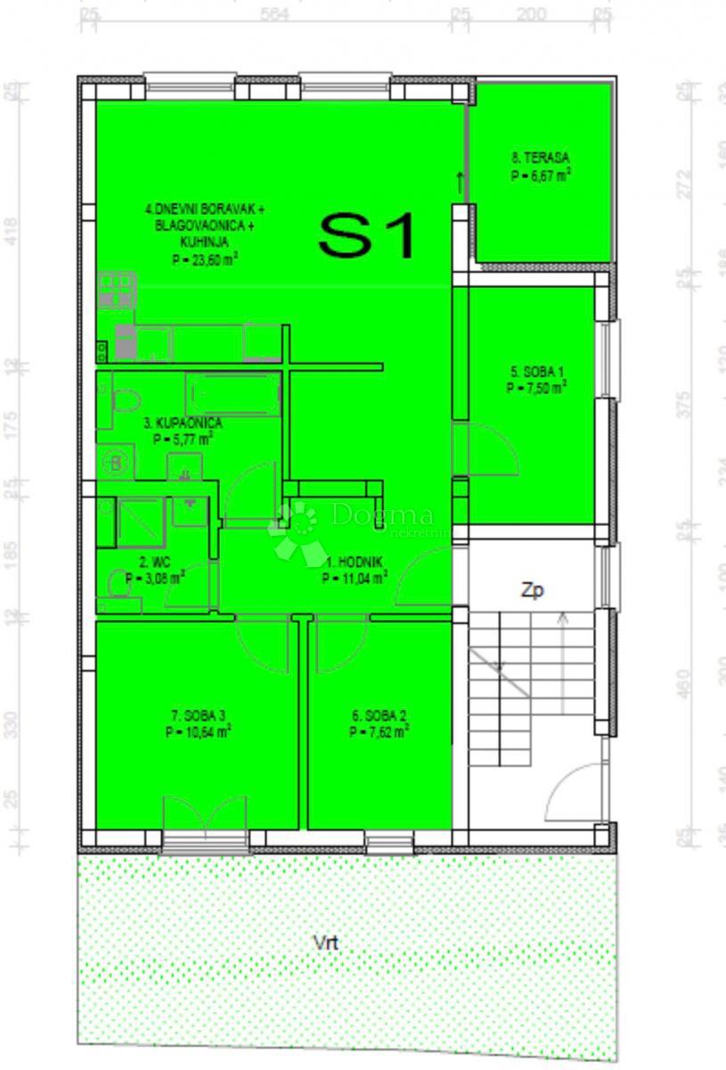 Stanovanje Donje Vrapče, Stenjevec, 69m2